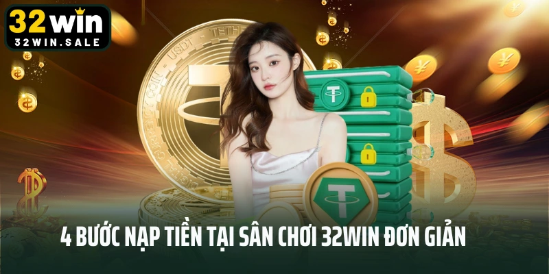 4 bước nạp tiền tại sân chơi 32win đơn giản